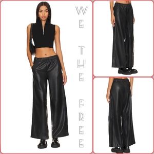 We The Free Night Rise FAUX Leather pants Size M